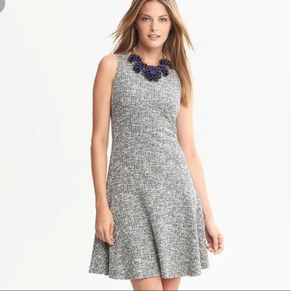 Banana Republic Dresses & Skirts - Banana Republic • Tweed Fit & Flare Dress